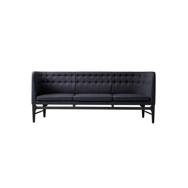 sofá Mayor AJ5 Andtradition roble lacado tapicería negra