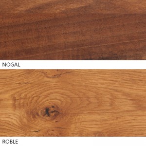 Tipos de madera Mesa Anton de E15. Disponible en Moisés Showroom