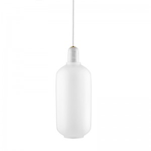 Lámpara suspensión Amp L color blanco de Normann Copenhagen
