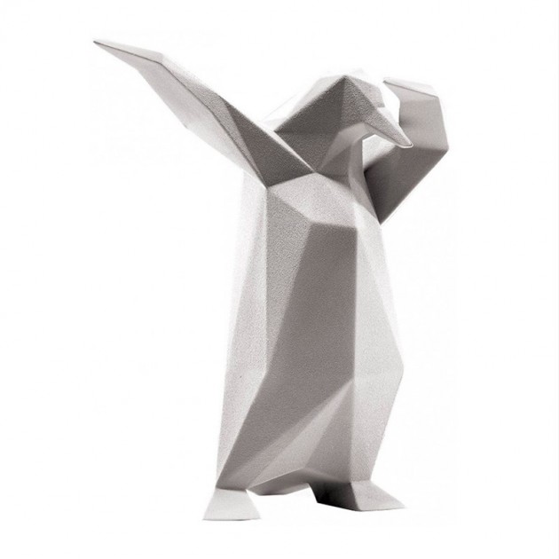 Escultura texturizada Dab Penguin Bosa