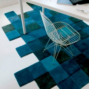 ambiente alfombra Do Lo Rez 1 azul Nanimarquina