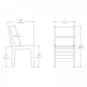 medidas silla comedor T81 Loll designs