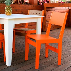 ambiente silla comedor T81 naranja Loll designs