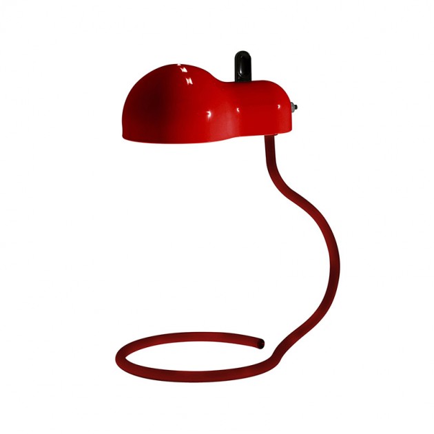 Lámpara Minitopo rojo icónico Stilnovo