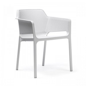 silla Net de exterior blanca Nardi