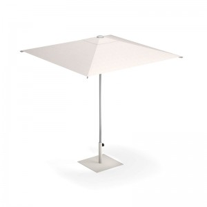 parasol Shade 2x2 Emu base cuadrada Aluminio-blanca