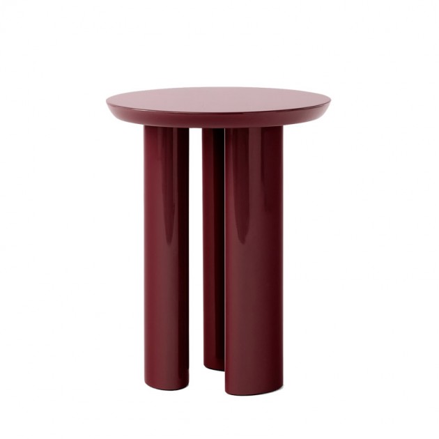 Tung sidetable burgundy red &Tradition