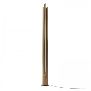 Stockholm lámpara de pie bronce perfil de Punt Mobles.
