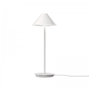 Lámpara de sobremesa Keglen blanca de Louis Poulsen